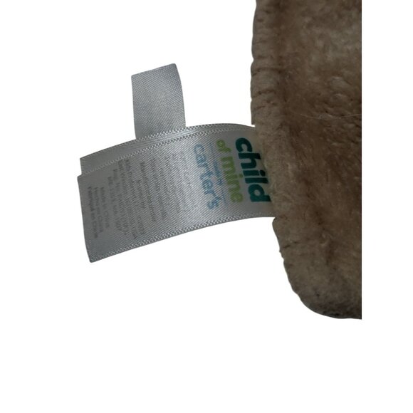 Child Of Mine Carters Koala Security Blanket Lovey Brown & White Plush Satin Bab - Picture 4 of 5